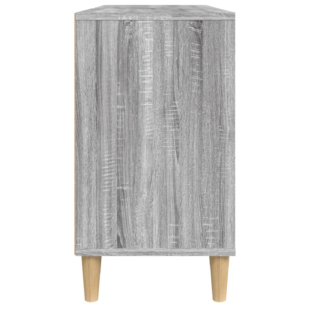 vidaXL Umývadlová skrinka sivý dub sonoma 80x33x60 cm kompozitné drevo
