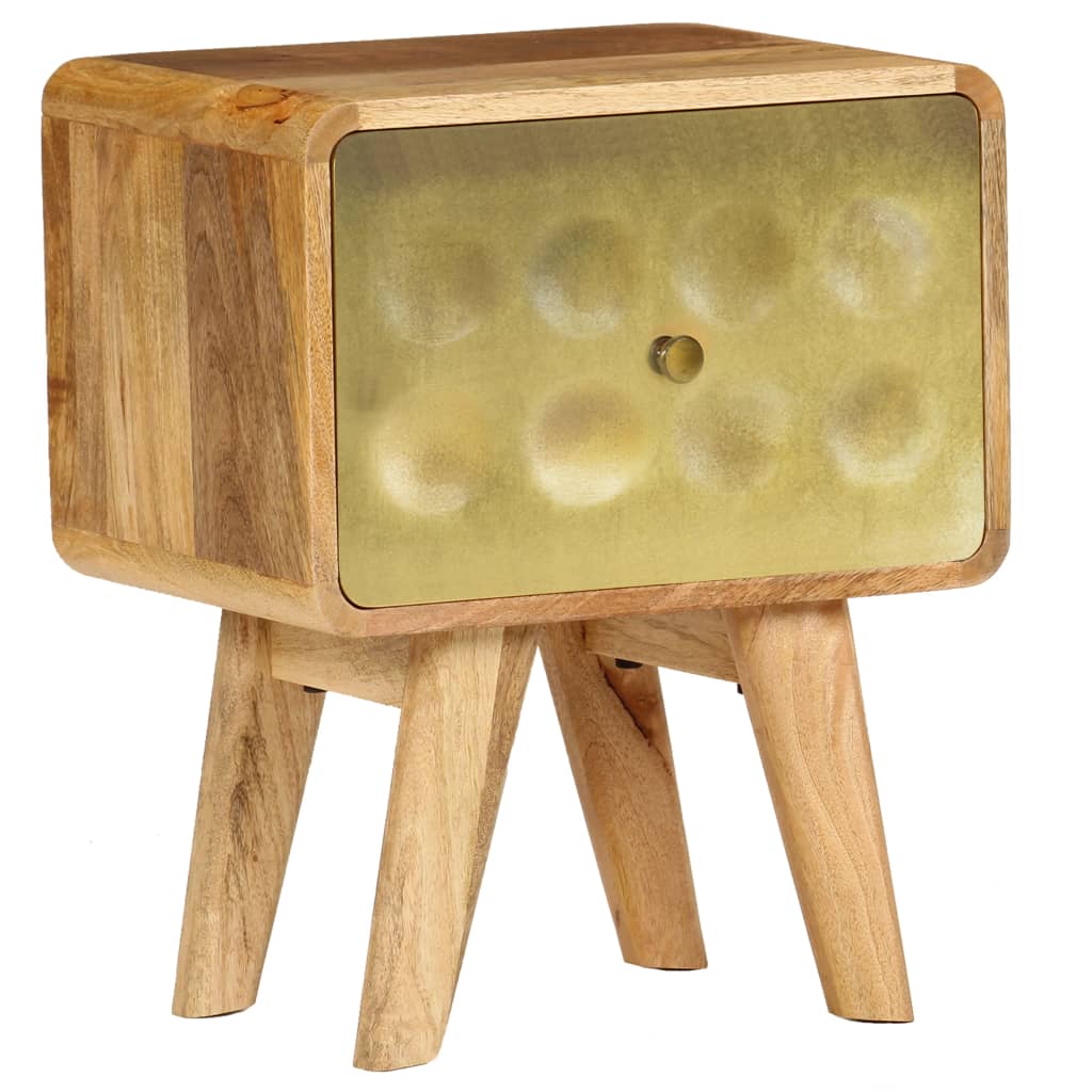 vidaXL Nočný stolík z mangovníkového dreva 40x30x49 cm
