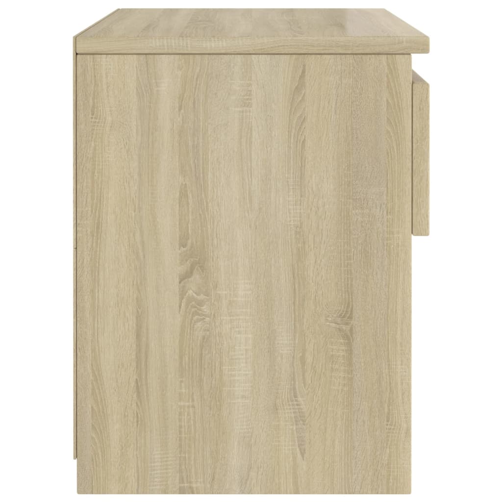 vidaXL Nočný stolík, dub sonoma 40x30x39 cm, kompozitné drevo
