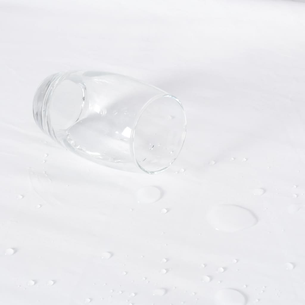 vidaXL Napínacie vodeodolné prestieradlá 2 ks bavlna 100x200 cm biele