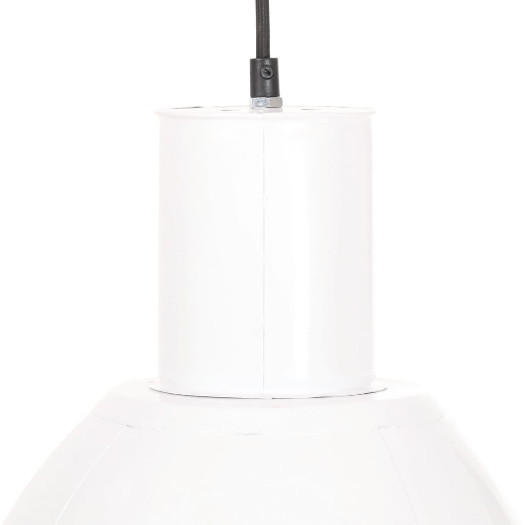 vidaXL Závesná lampa 25 W, biela, okrúhla 28,5 cm E27