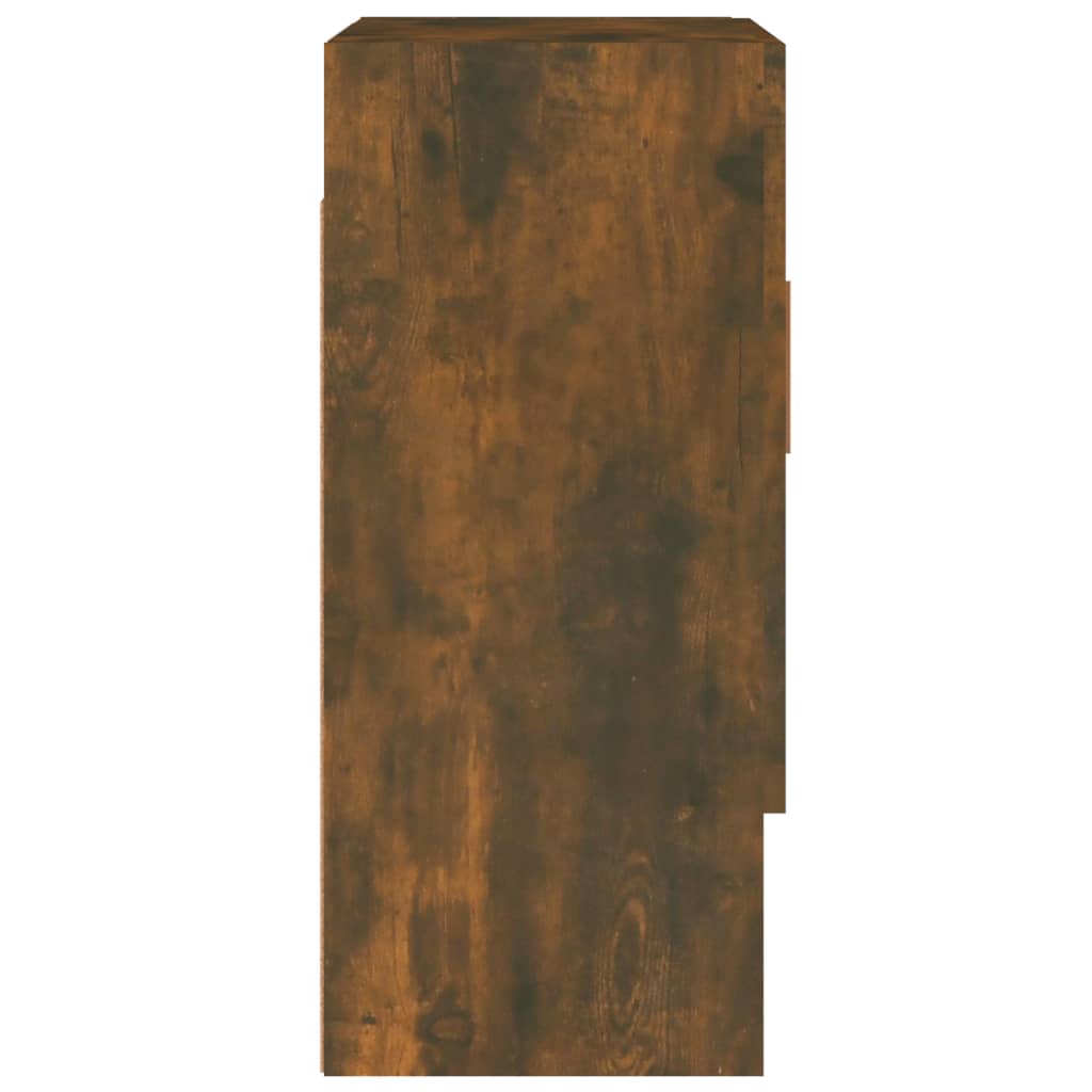 vidaXL Nástenná skrinka dymový dub 60x31x70 cm spracované drevo