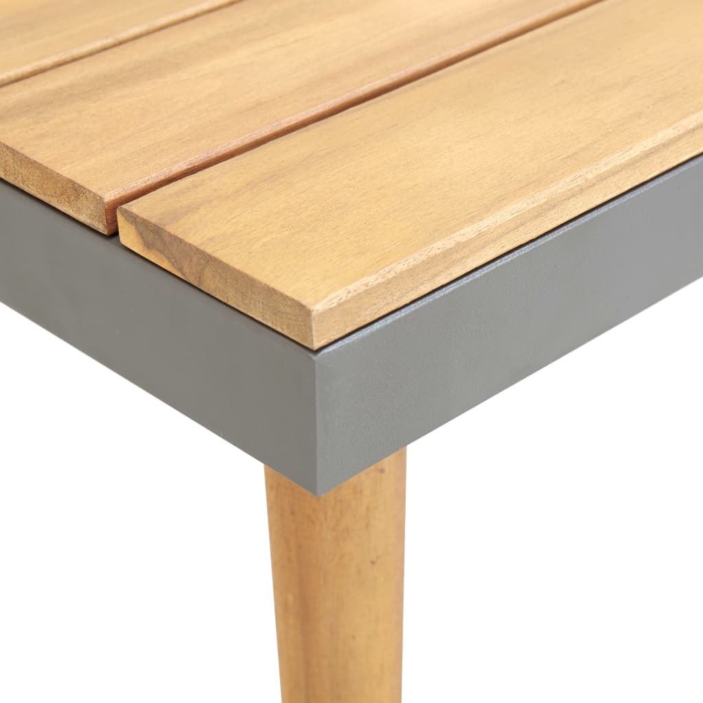 vidaXL Záhradný konferenčný stolík 60x60x31,5 cm masívne akáciové drevo