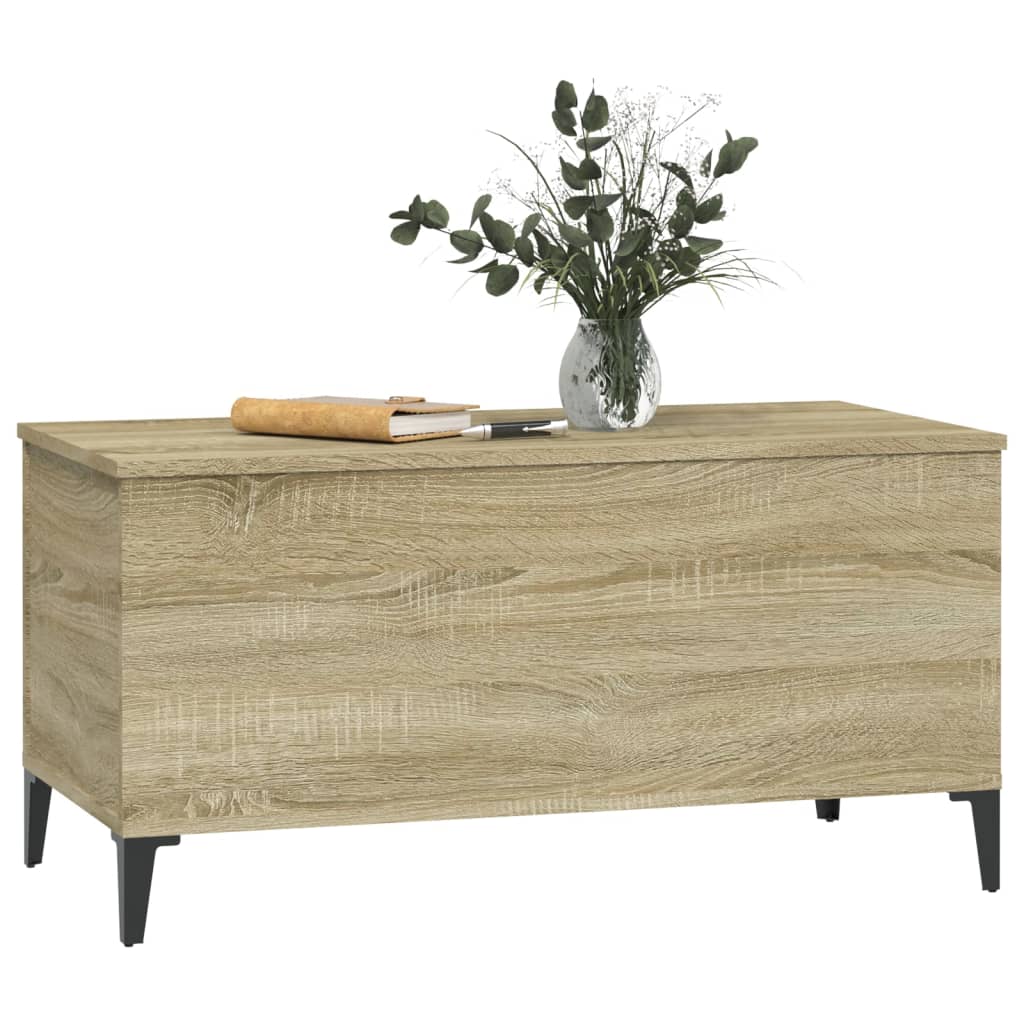 vidaXL Konferenčný stolík dub sonoma 90x44,5x45 cm spracované drevo