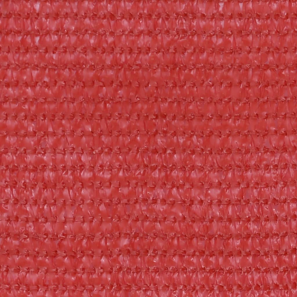 vidaXL Balkónová markíza, červená 75x600 cm, HDPE