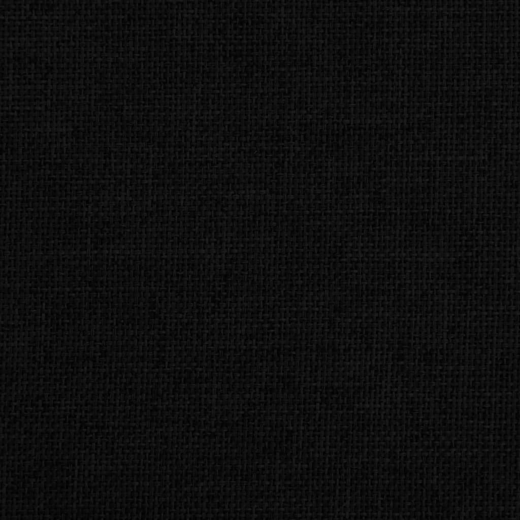 vidaXL Detská pohovka čierna 70x45x30 cm látka