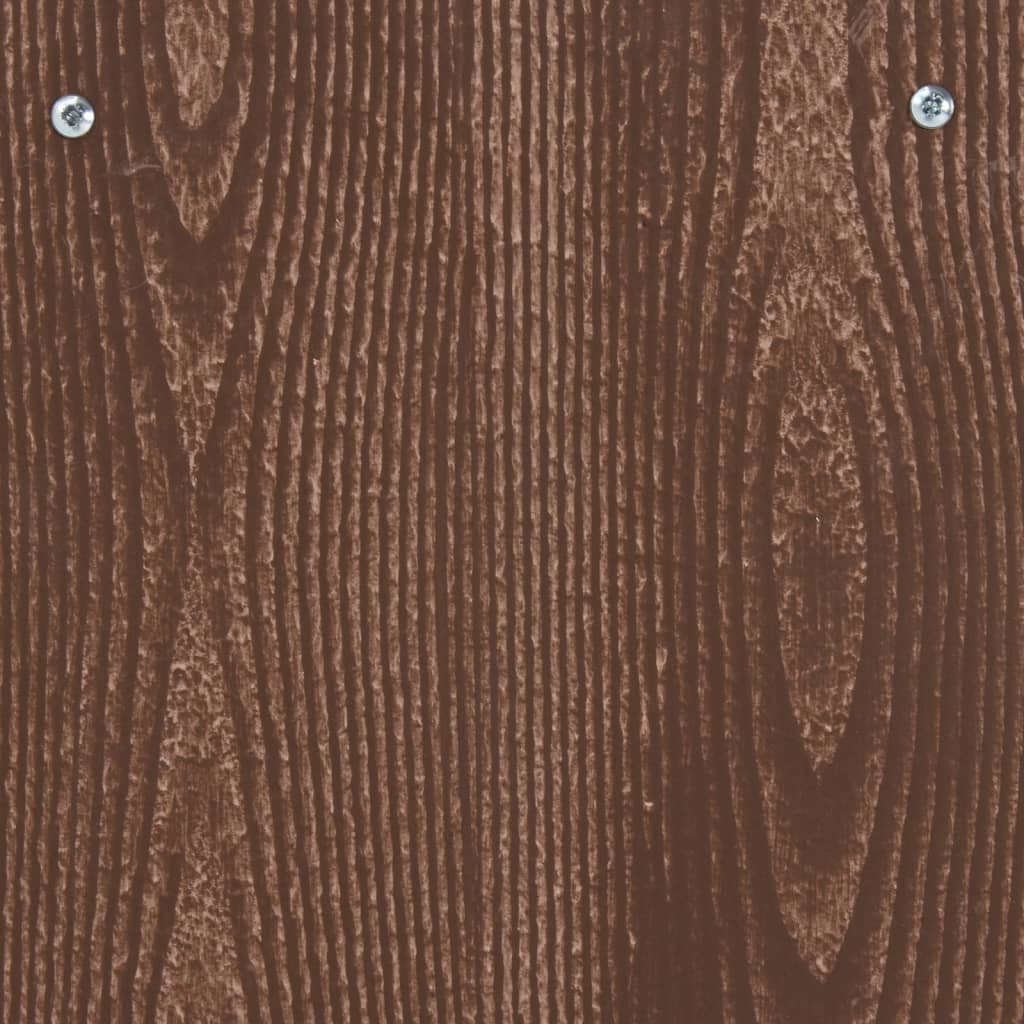 vidaXL Regál na topánky hnedý 65x24x81 cm spracované drevo