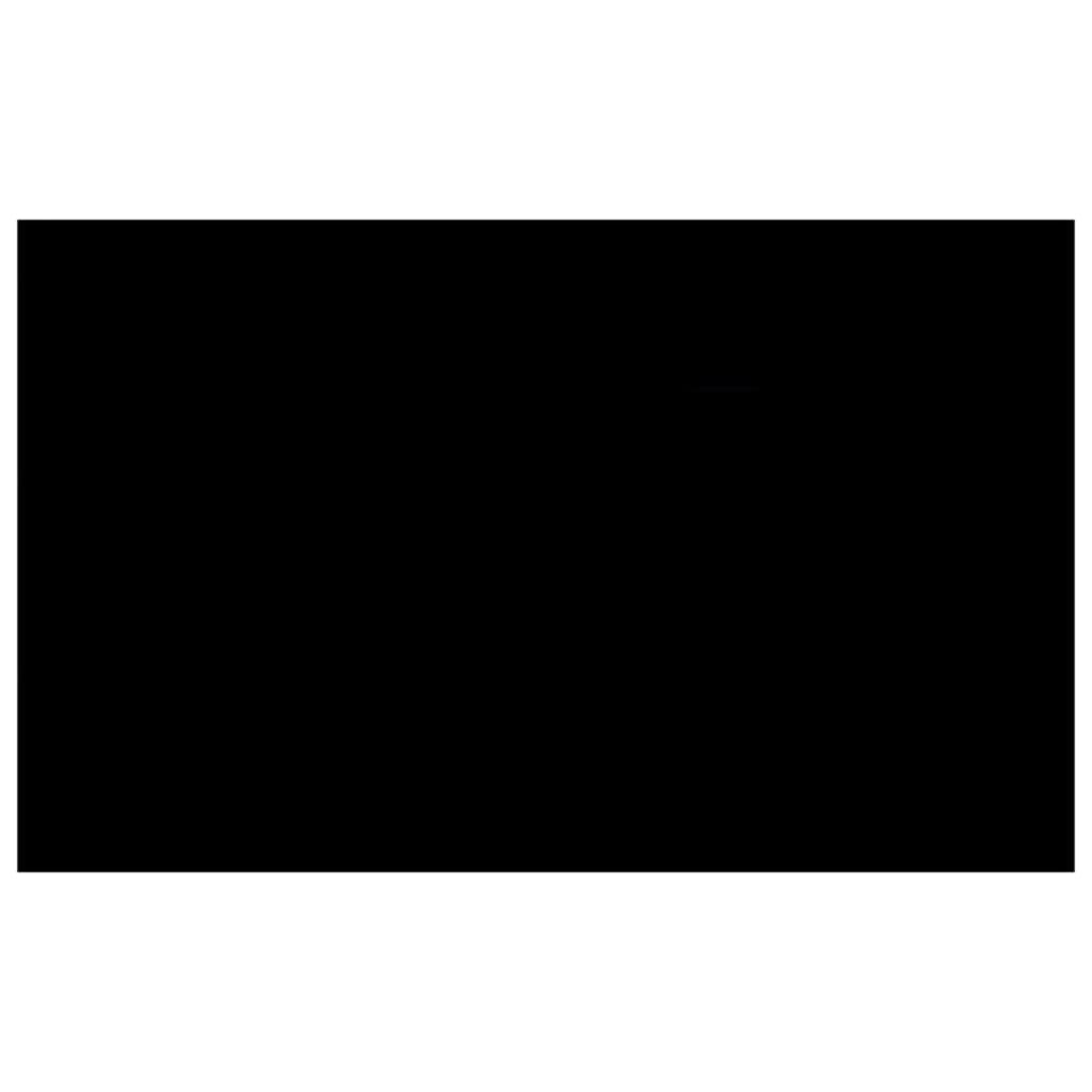 vidaXL Bazénová plachta, čierna 260x160 cm, PE