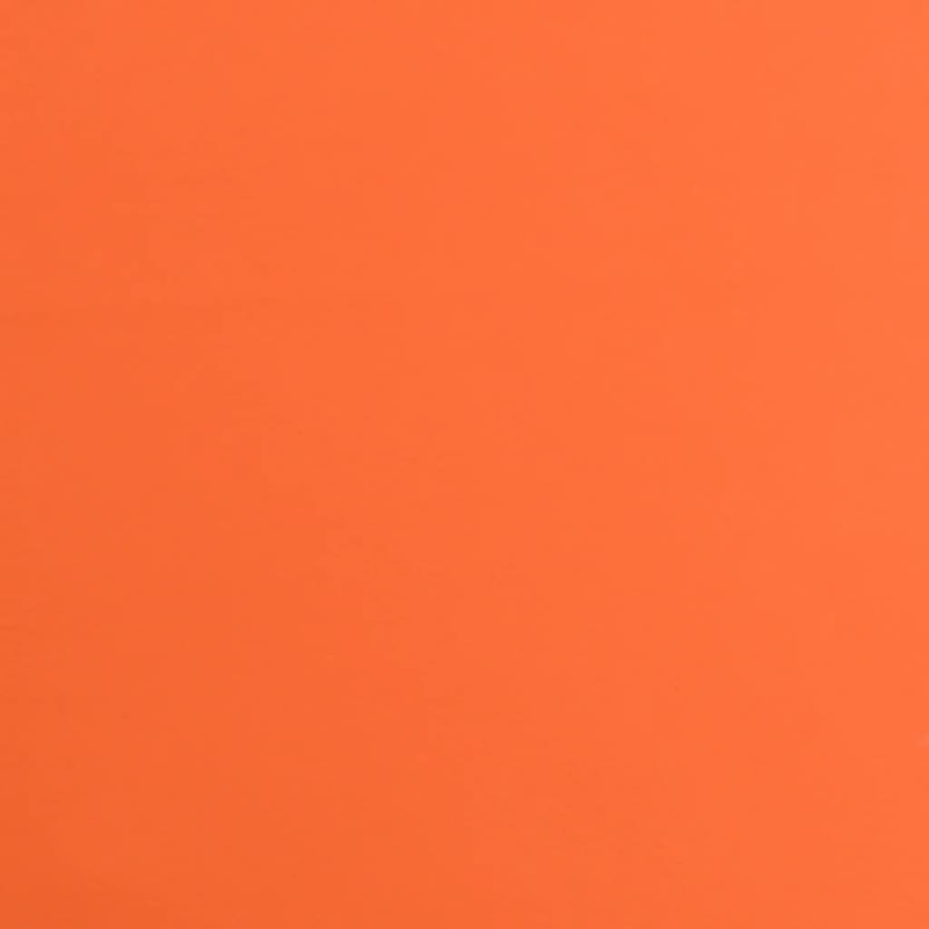 vidaXL Otočná kancelárska stolička oranžová umelá koža
