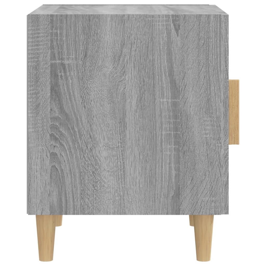 vidaXL Nočný stolík sivý dub sonoma spracované drevo