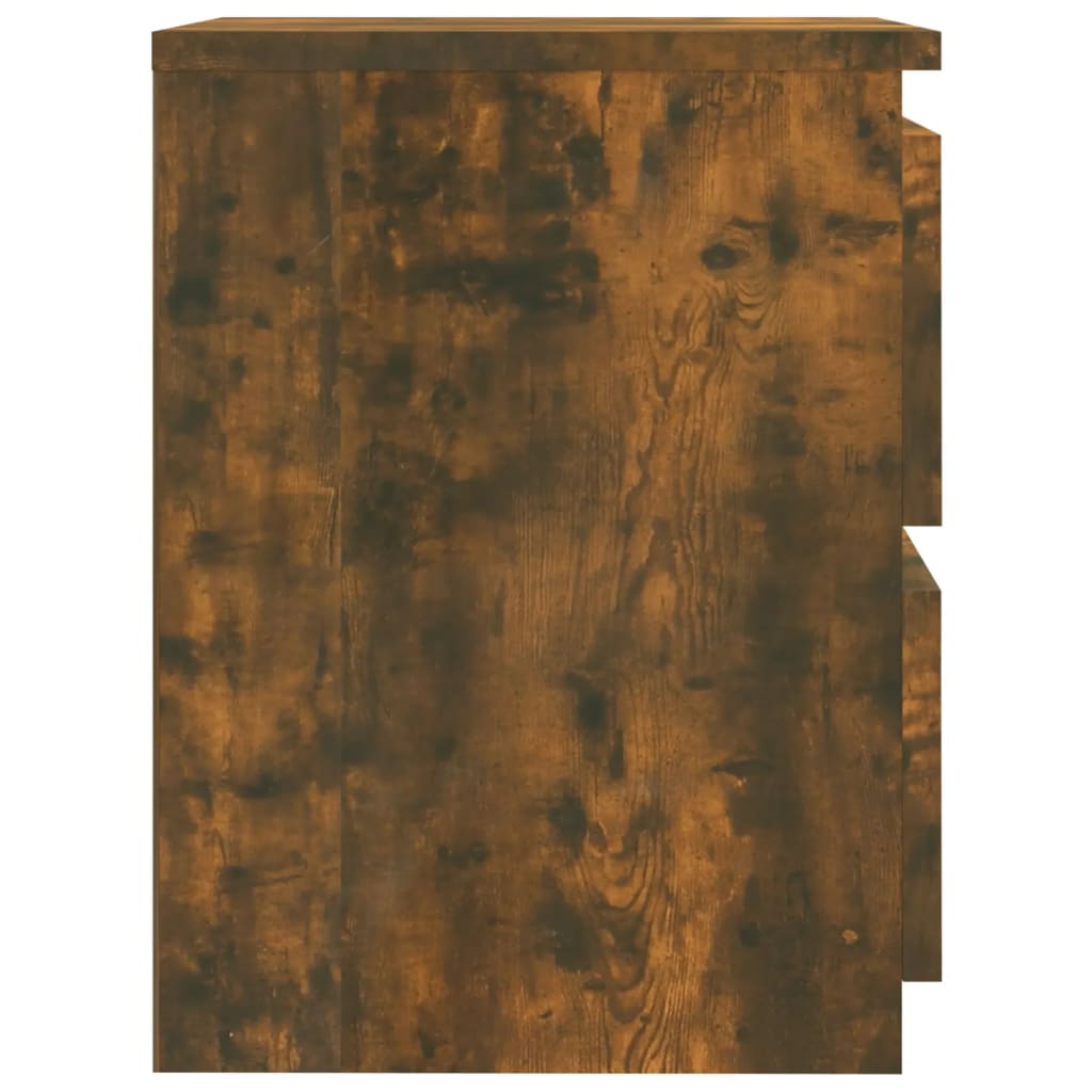 vidaXL Nočný stolík dymový dub 30x30x40 cm spracované drevo