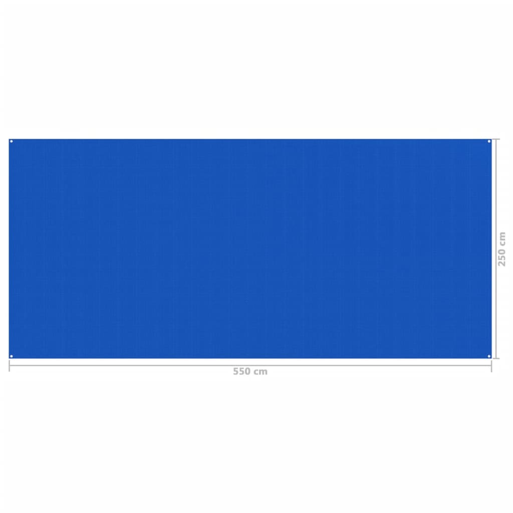 vidaXL Koberec do stanu 250x550 cm modrý
