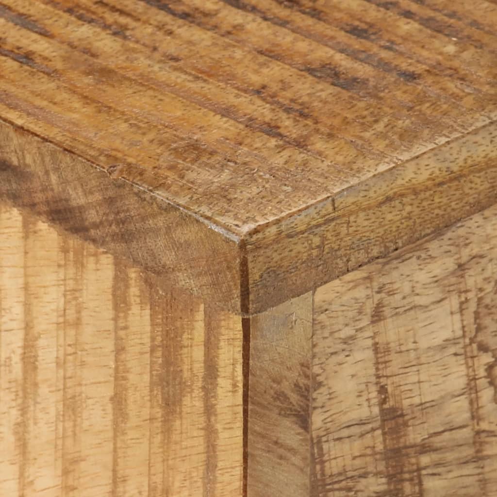 vidaXL Konferenčný stolík 68x68x41 cm surové mangovníkové drevo