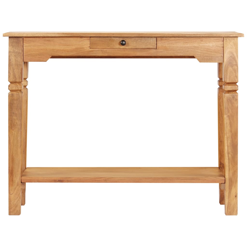 vidaXL Konzolový stolík 100x40x76 cm masívne akáciové drevo