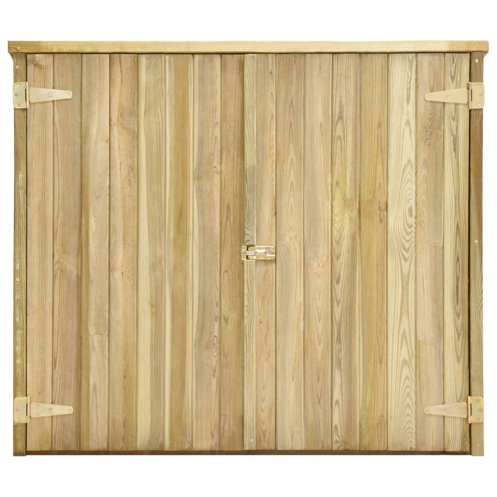 vidaXL Záhradná kôlňa na náradie 135x60x123 cm impregnované borovicové drevo