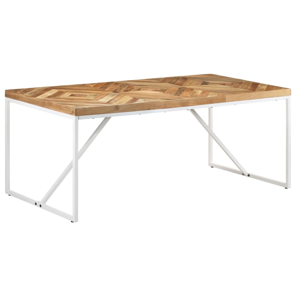 vidaXL Jedálenský stôl 180x90x76 cm akáciový a mangovníkový masív