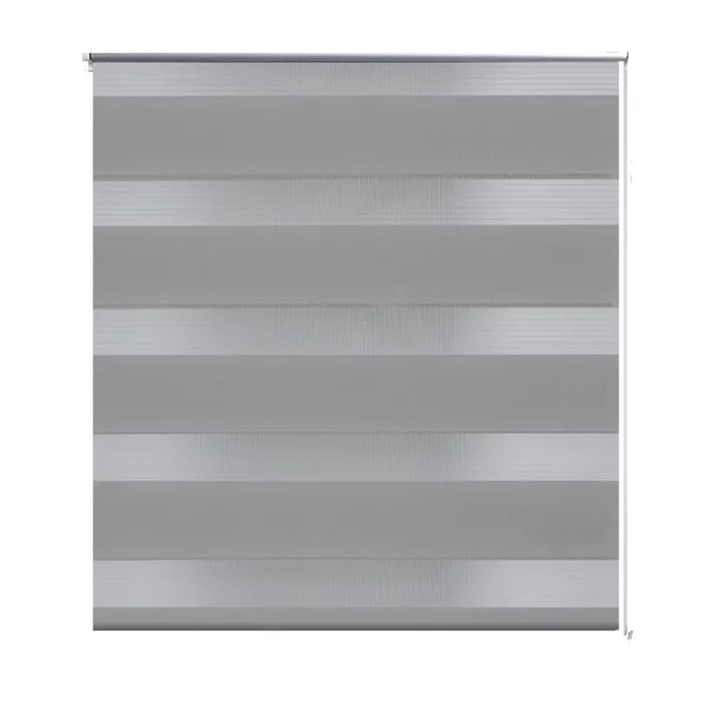 Roleta vzor zebra, 100 x 175 cm, sivá