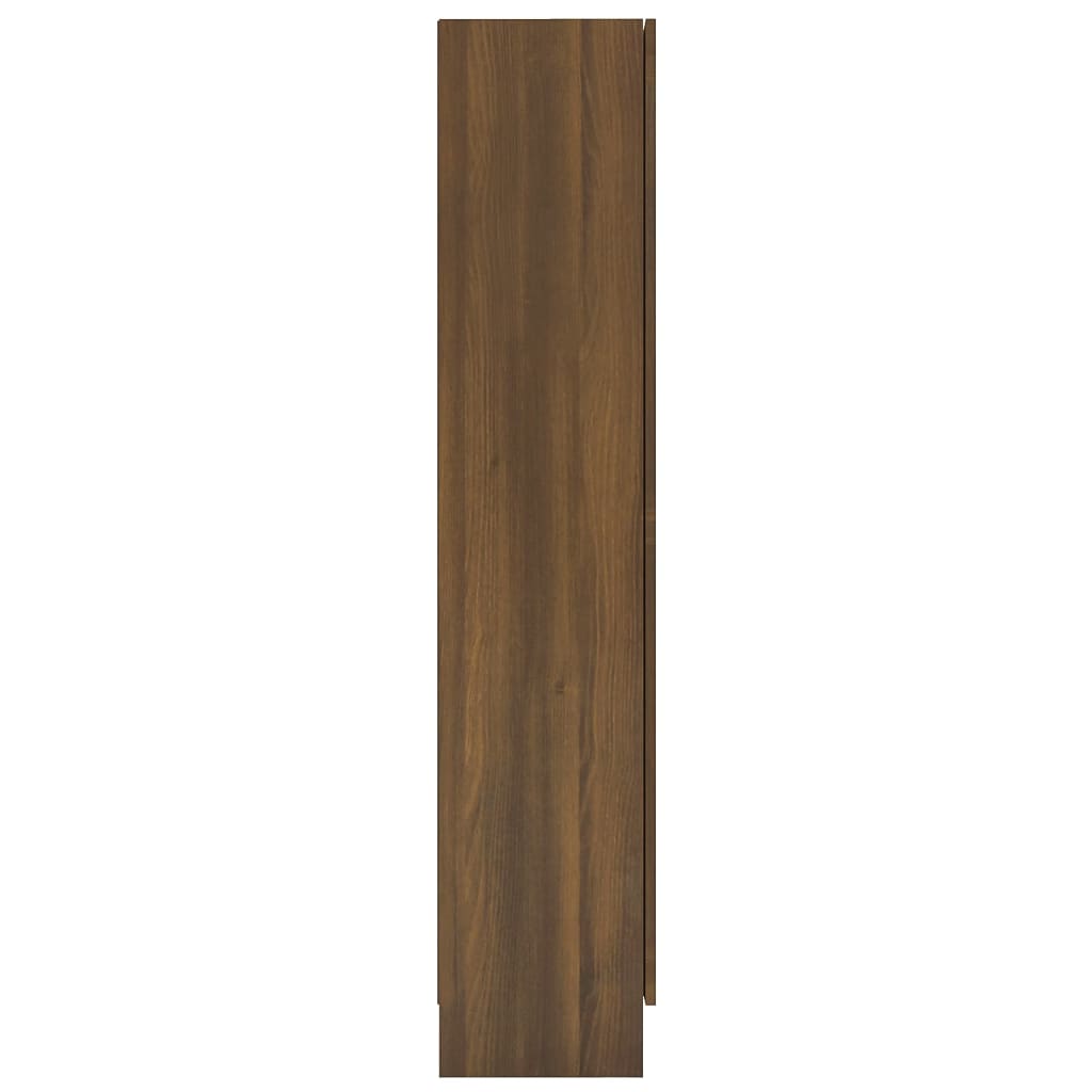vidaXL Vitrína hnedý dub 82,5x30,5x150 cm spracované drevo