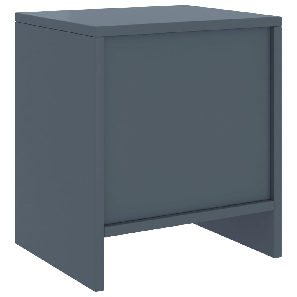vidaXL Nočný stolík bledosivý 35x30x40 cm borovicový masív