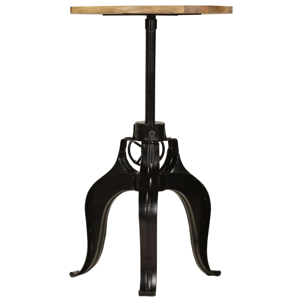 vidaXL Barový stôl masívne mangovníkové drevo 60x(76-110) cm