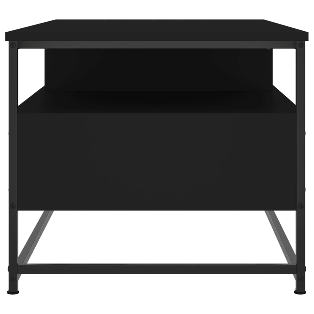 vidaXL Konferenčný stolík čierny 100x51x45 cm kompozitné drevo