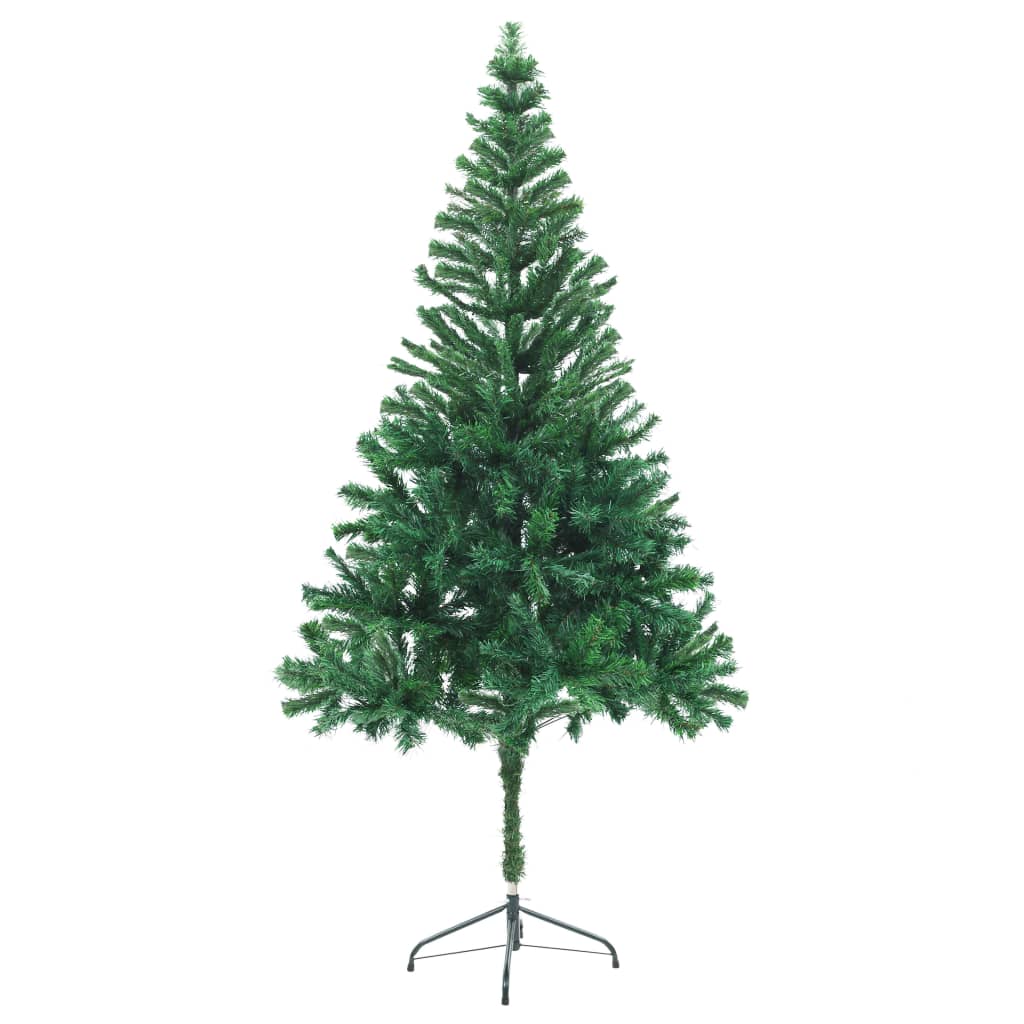 vidaXL Osvetlený umelý vianočný stromček+stojan 180 cm, 564 vetvičiek