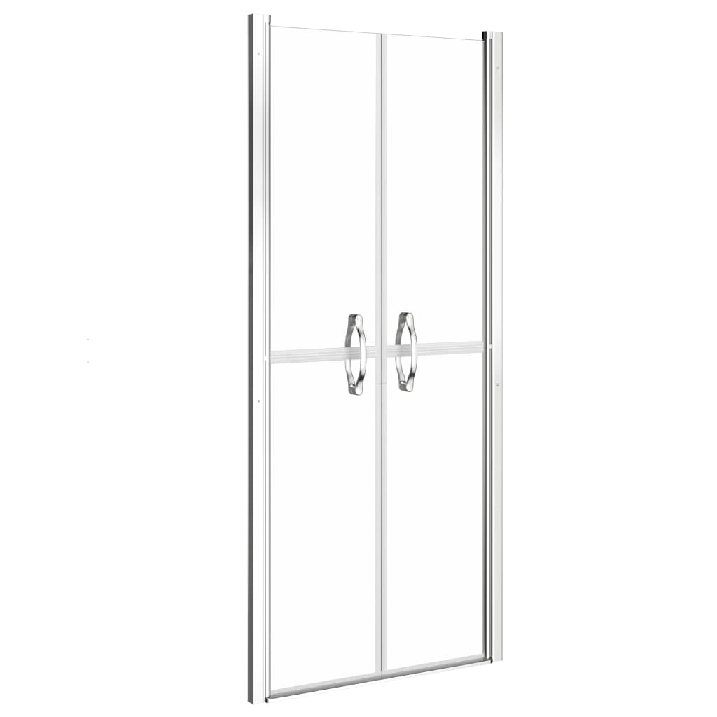 vidaXL Sprchové dvere, priehľadné, ESG 91x190 cm