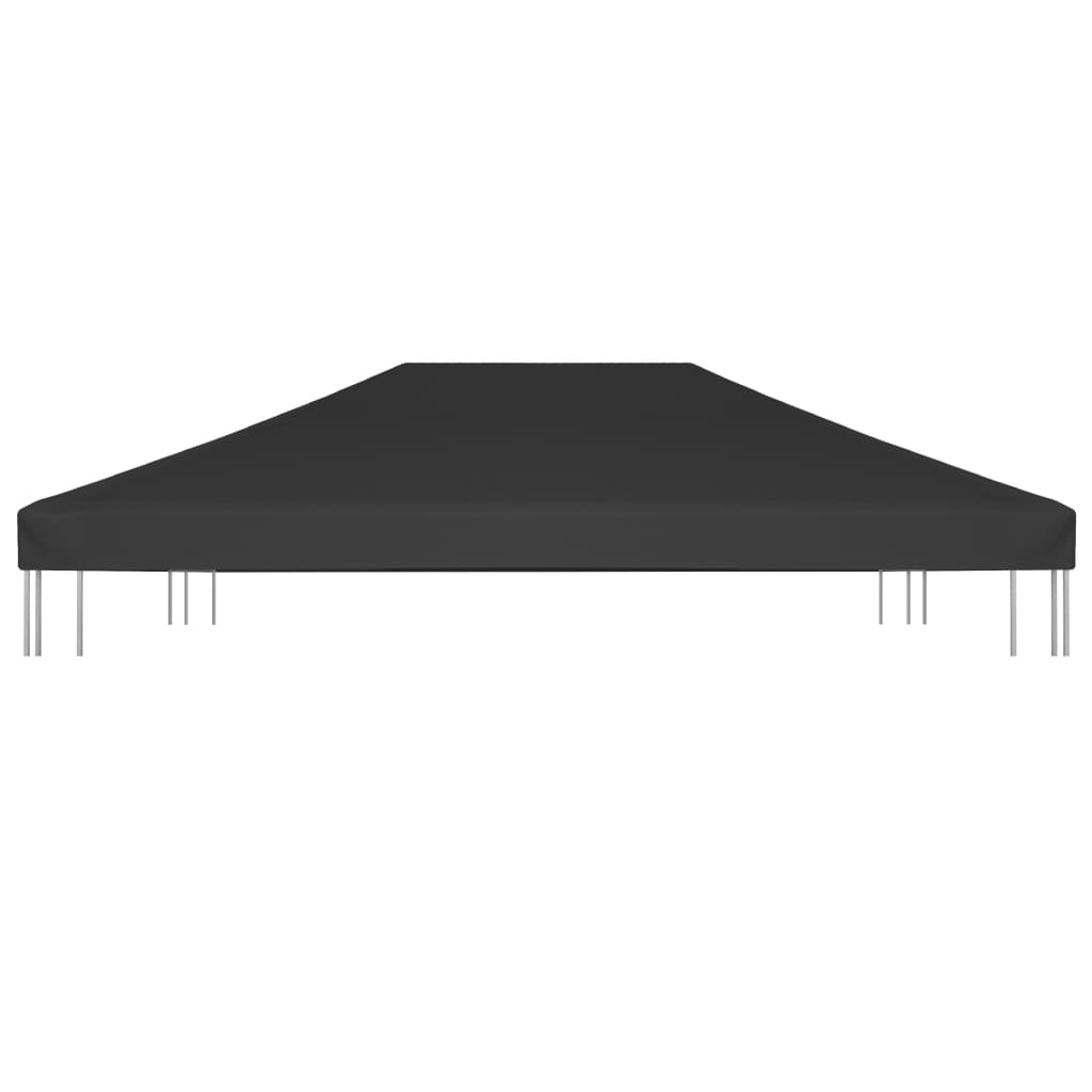 vidaXL Strieška na altánok 270 g/m², 4x3 m, čierna