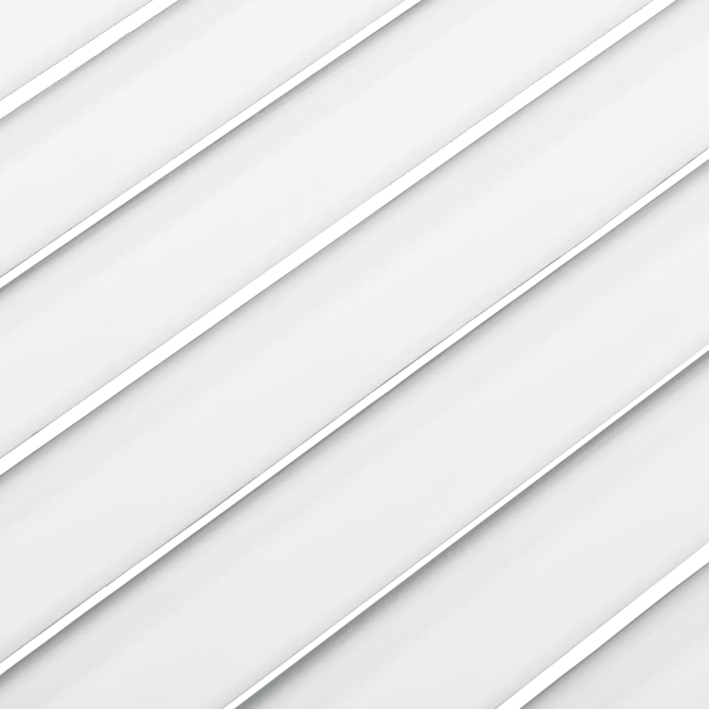 vidaXL Lamelové dvierka na skrinku 4 ks, biele 61,5x49,4 cm, borovica