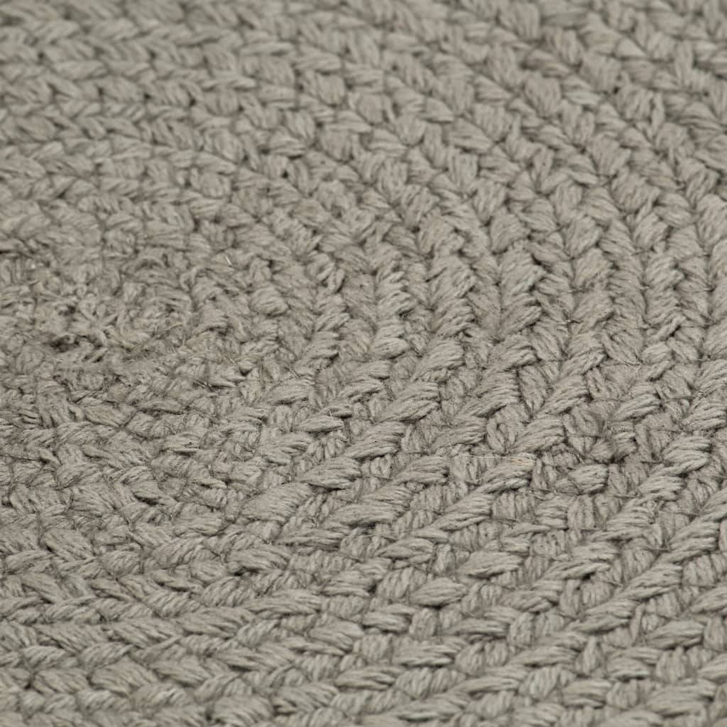 vidaXL Prestierania 6 ks sivé 38 cm bavlnené okrúhle