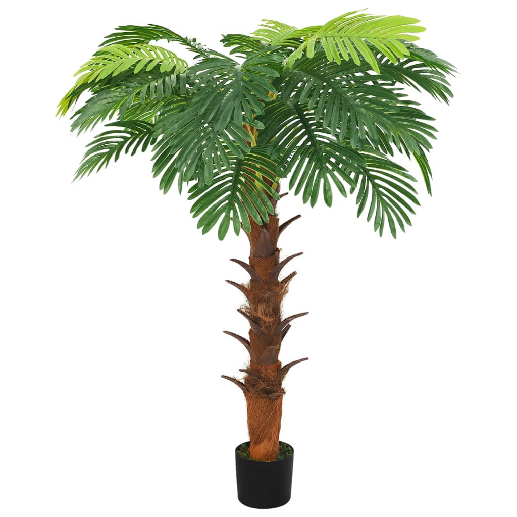 vidaXL Umelá palma Cycas s kvetináčom 160 cm zelená