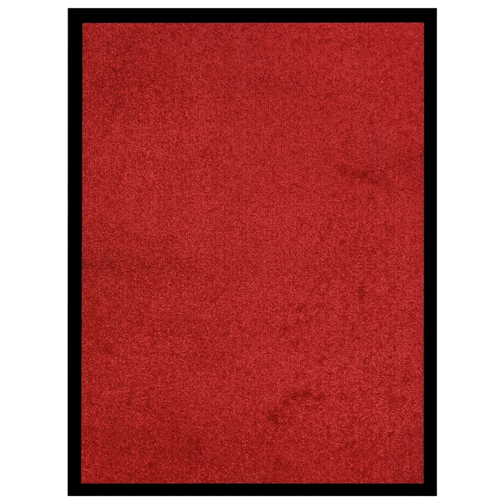 vidaXL Rohožka červená 60x80 cm