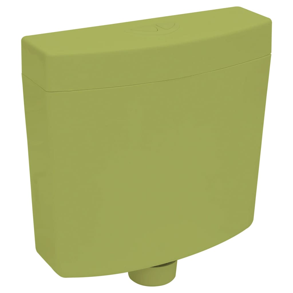 vidaXL WC nádržka so spodným prívodom vody 3/6 l, olivovo zelená