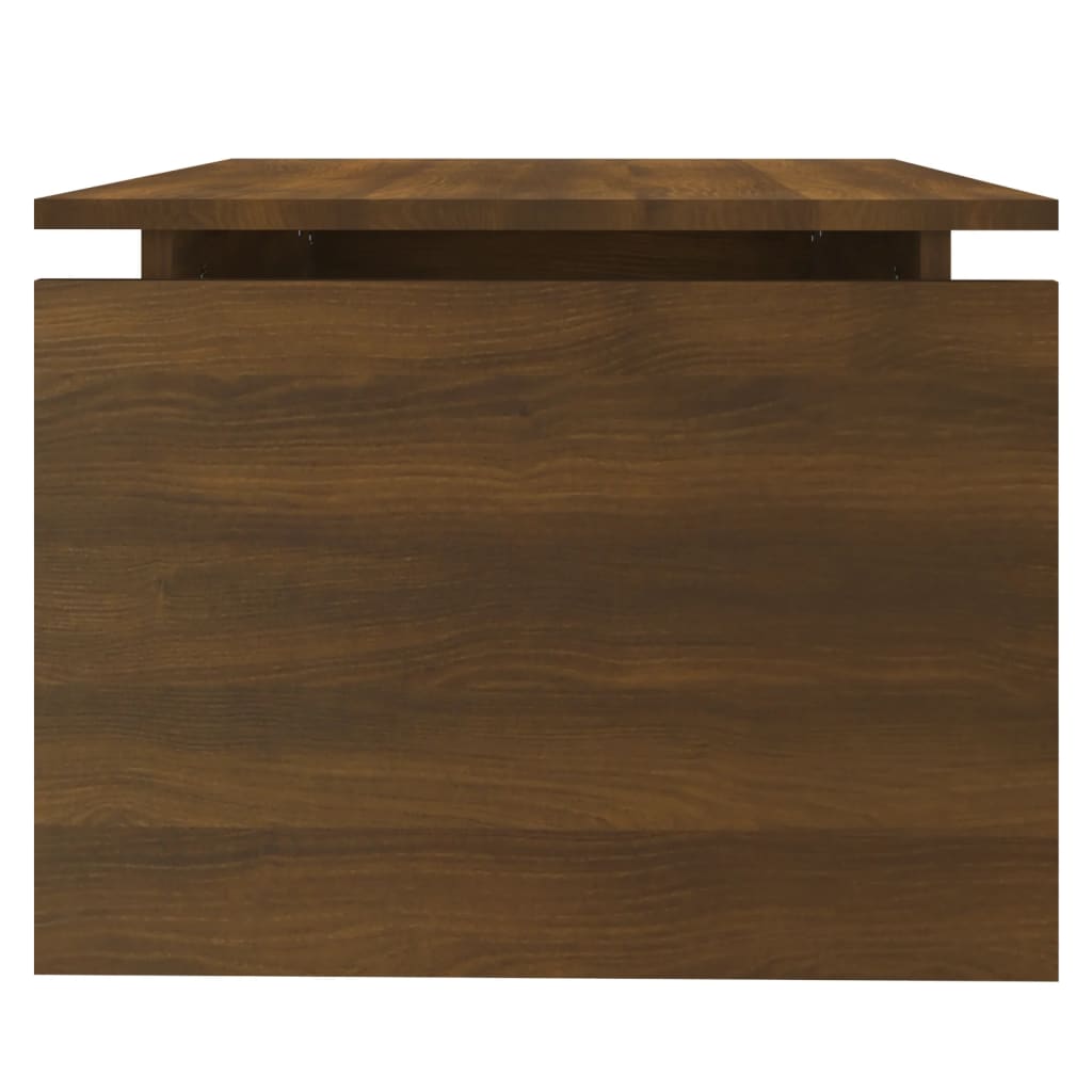 vidaXL Konferenčný stolík hnedý dub 68x50x38 cm spracované drevo