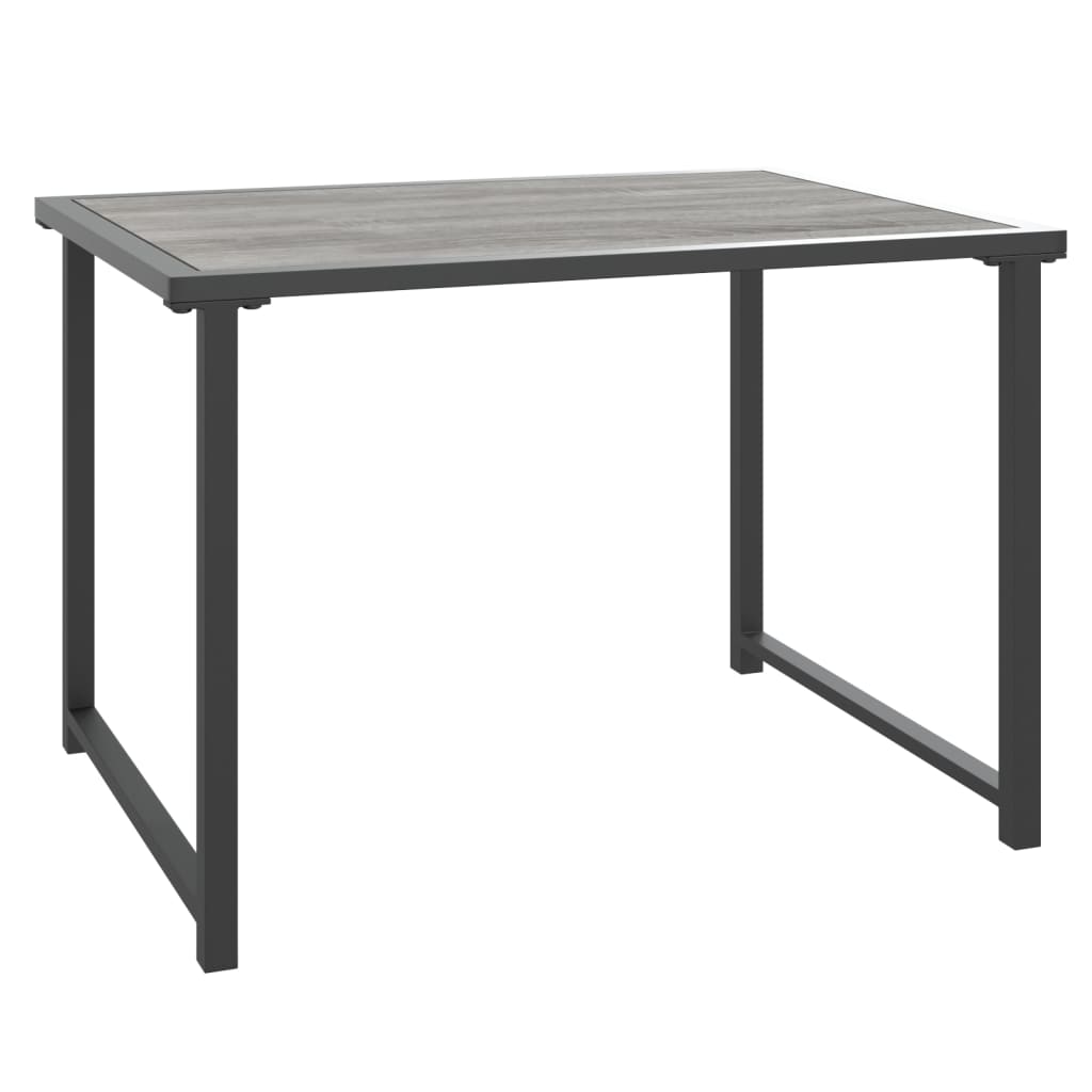 vidaXL Záhradný stôl antracitový 55xx40x37 cm oceľ