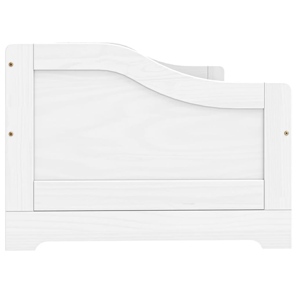 vidaXL Denná posteľ s 3 zásuvkami IRUN biela 90x200cm masívna borovica