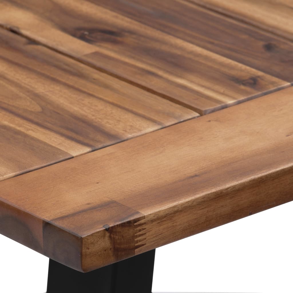 vidaXL Jedálenský stôl, akáciový masív 180x90 cm