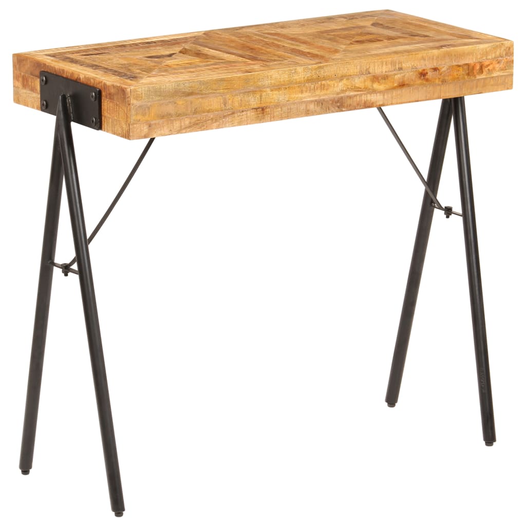 vidaXL Konzolový stolík z mangovníkového dreva 80x40x75 cm