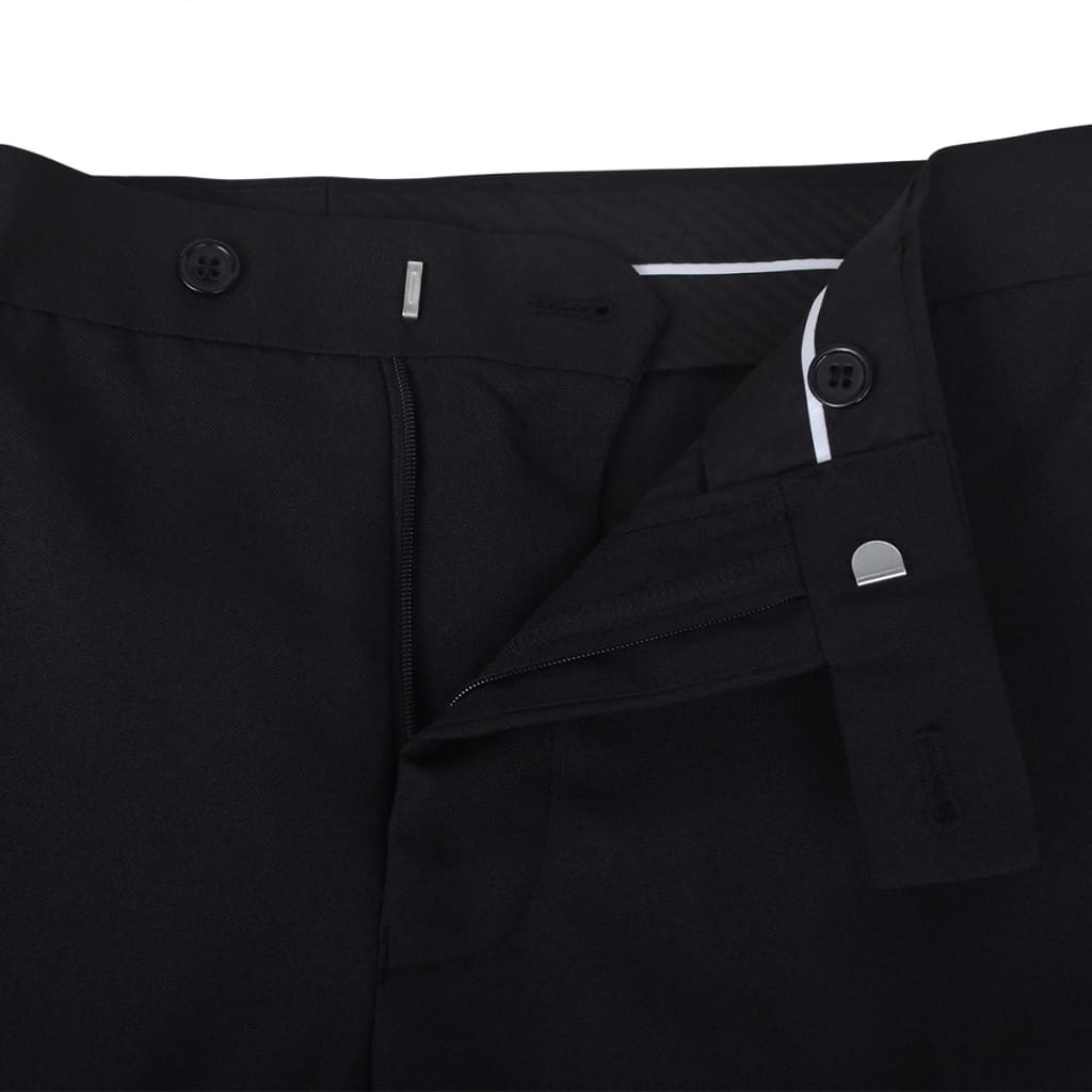 vidaXL Čierny pánsky dvojdielny večerný oblek / smoking, veľkosť 46