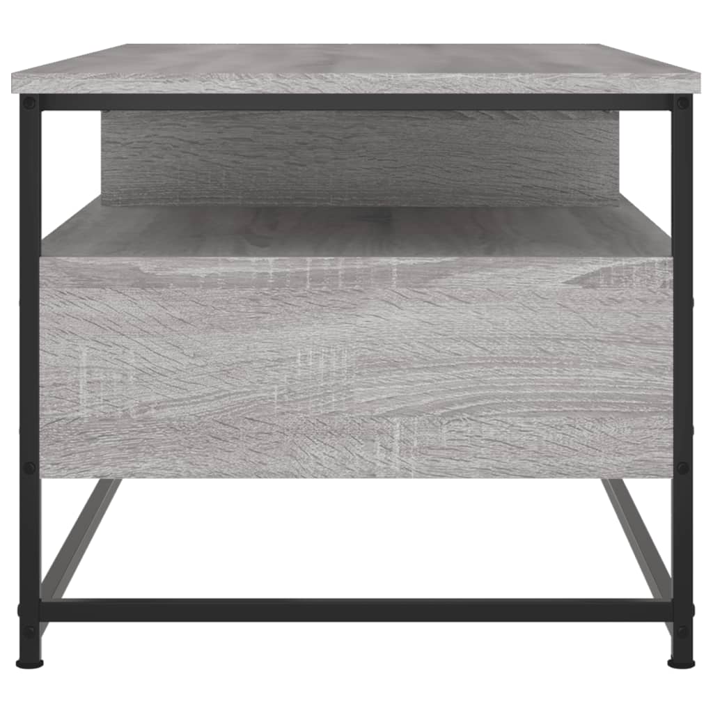 vidaXL Konferenčný stolík sivý sonoma 100x51x45 cm kompozitné drevo