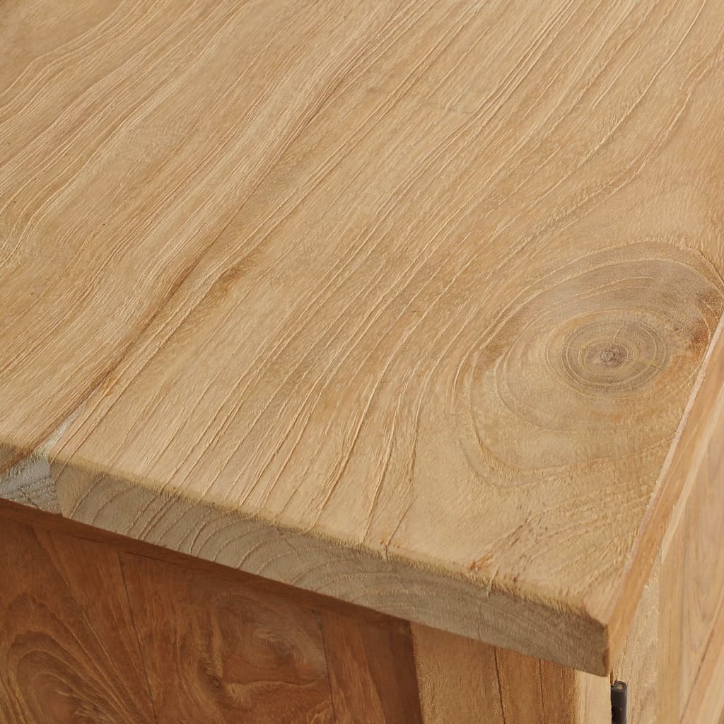 vidaXL TV stolík z masívneho teakového dreva, 120x30x40 cm