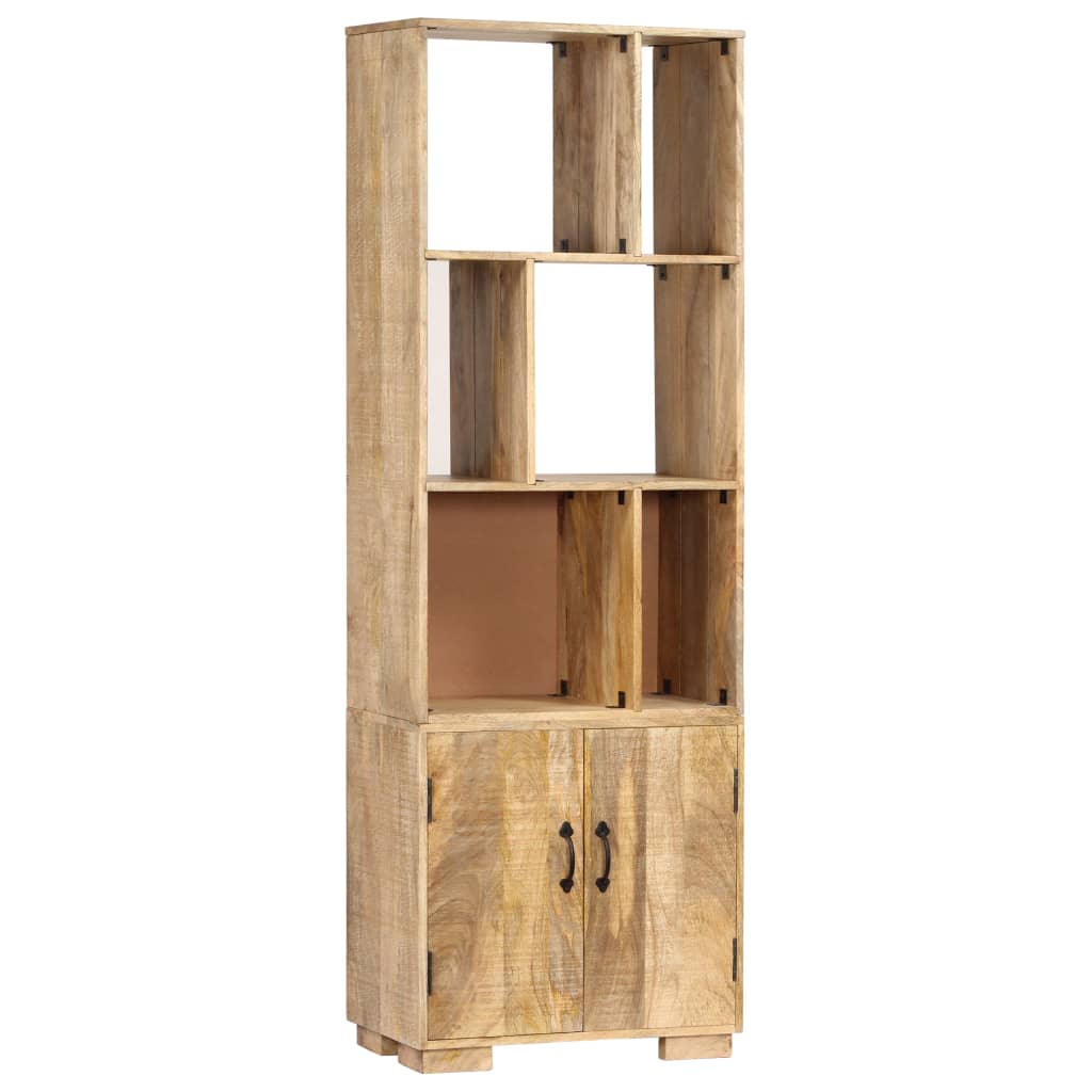 vidaXL Knižnica z mangovníkového dreva 60x35x180 cm