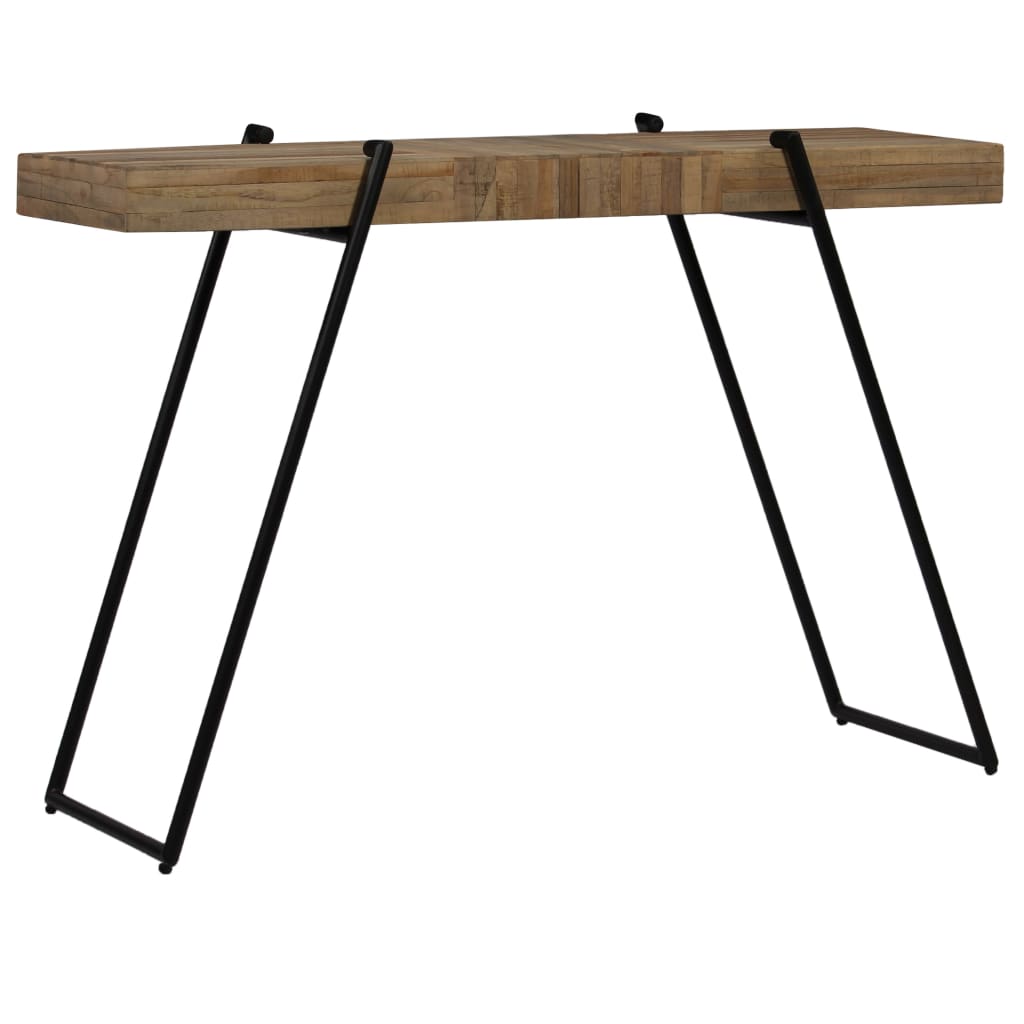 vidaXL Prístavný stolík 120x35x81 cm recyklované teakové drevo