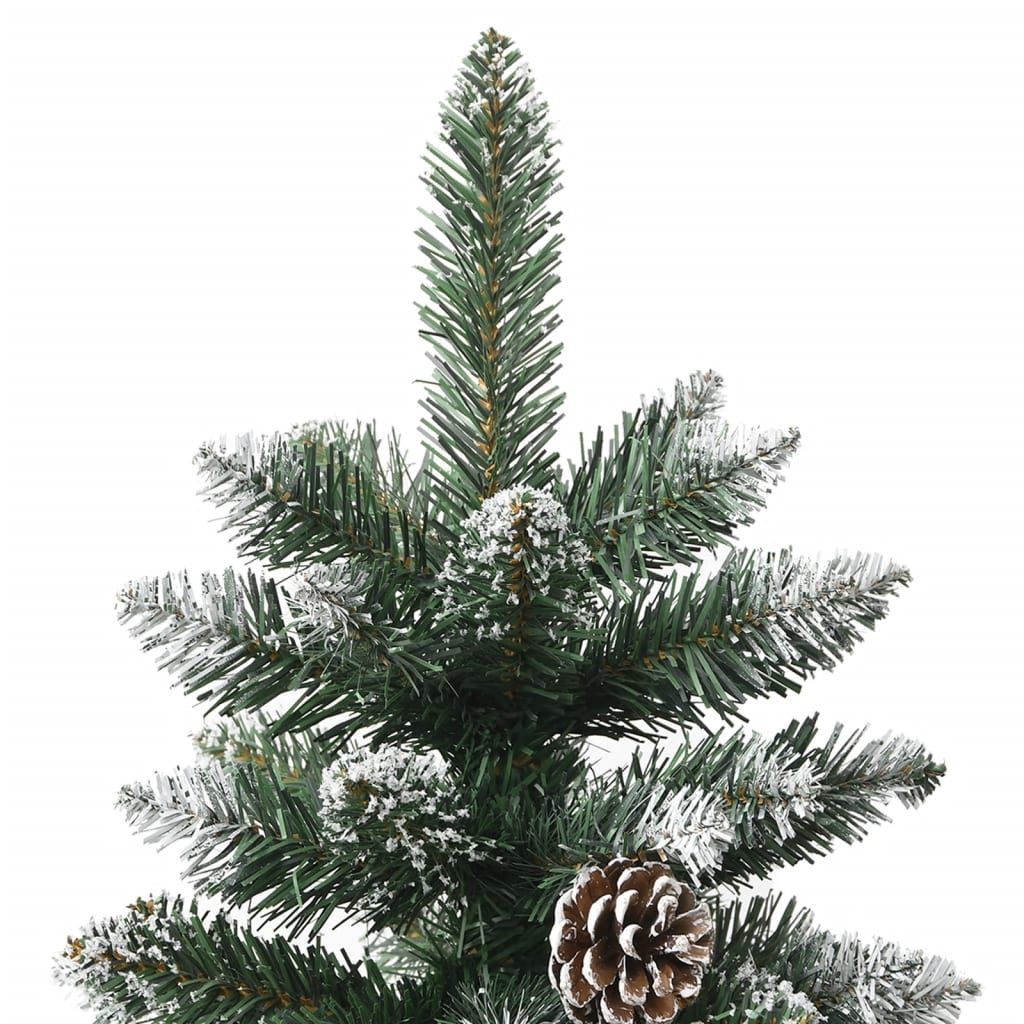 vidaXL Umelý vianočný stromček s podstavcom zelený 210 cm PVC