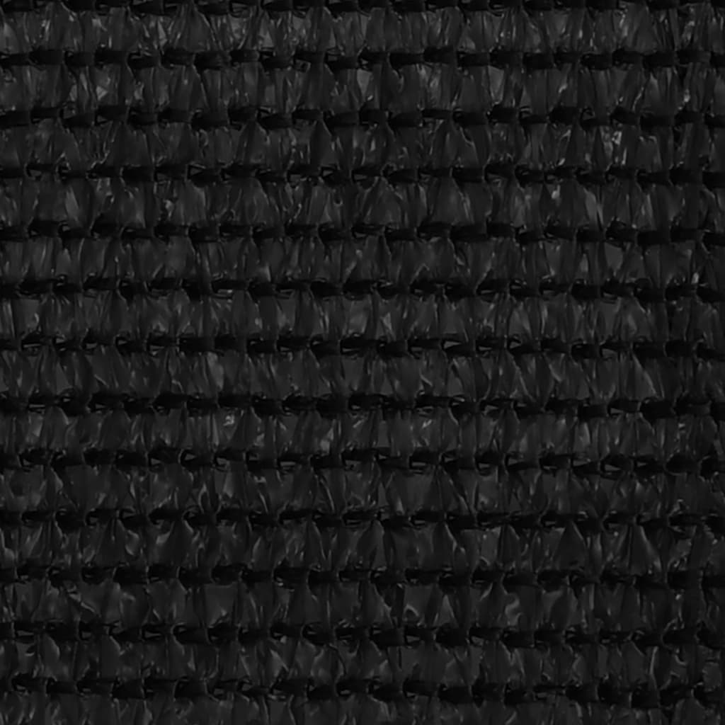 vidaXL Balkónová markíza čierna 120x300 cm HDPE