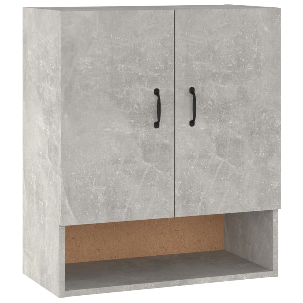 vidaXL Nástenná skrinka, betónovo sivá 60x31x70 cm, kompozitné drevo