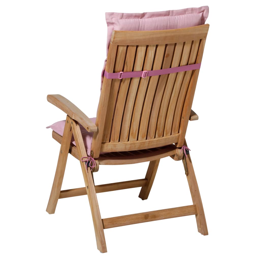 Madison Podložka na stoličku s nízkym operadlom Panama 105x50cm ružová
