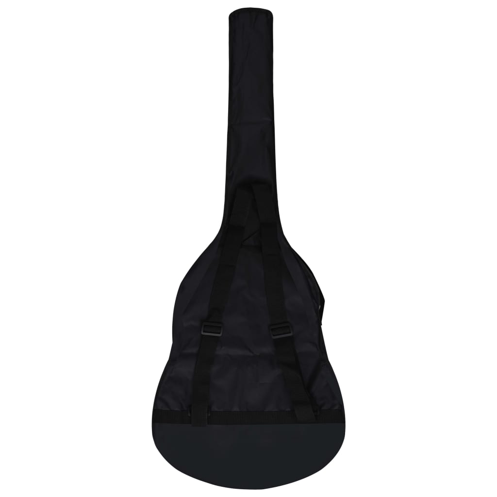vidaXL Klasická gitara pre začiatočníkov deti s taškou čierna 1/2 34"
