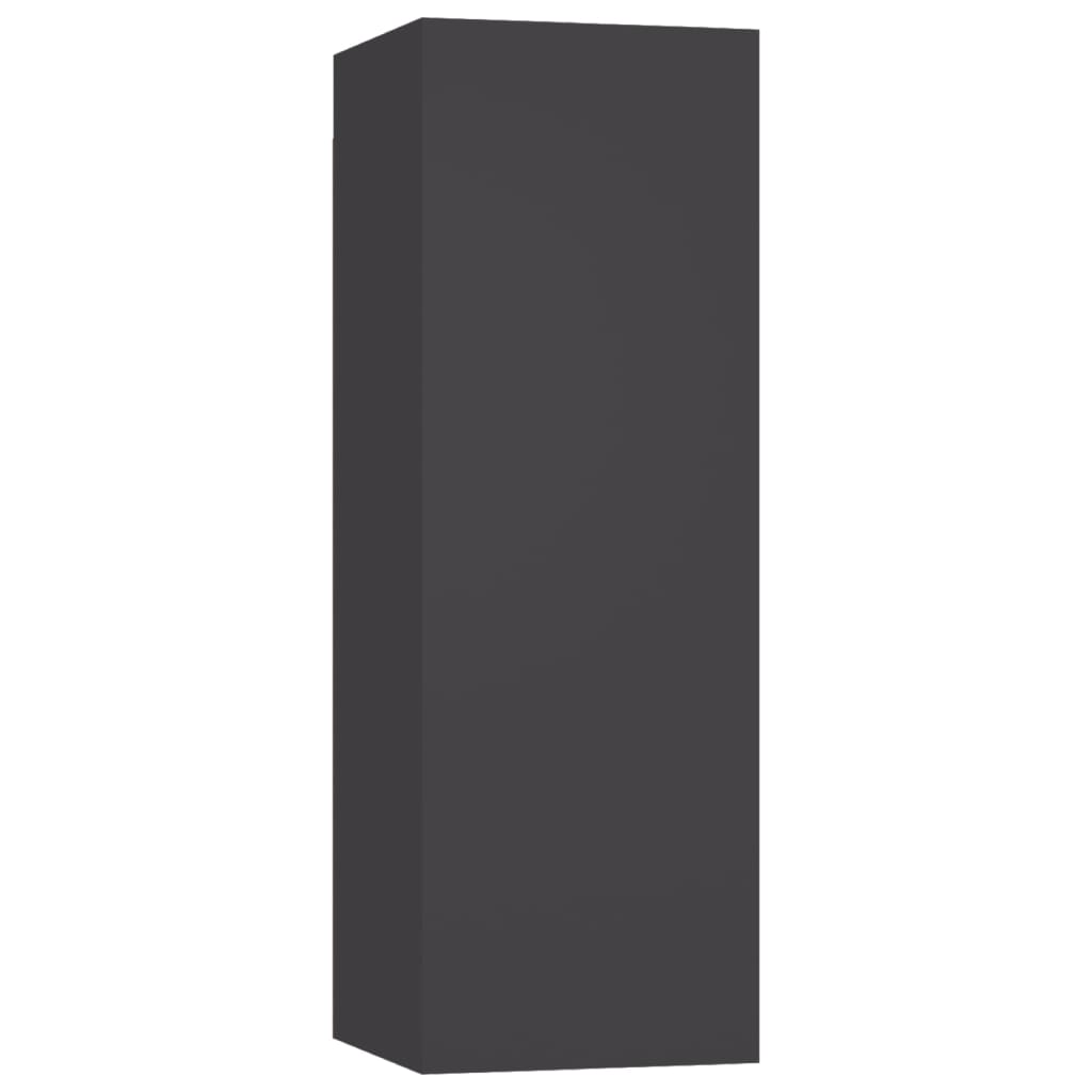 vidaXL TV skrinky 2 ks, sivé 30,5x30x90 cm, kompozitné drevo
