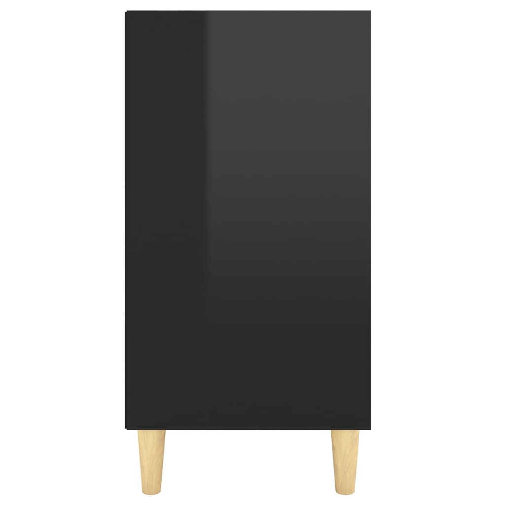 vidaXL Komoda, lesklá čierna 103,5x35x70 cm, kompozitné drevo